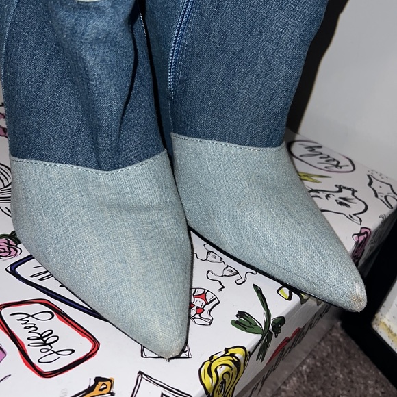 Denim wedge boot ASOS - Picture 3 of 10